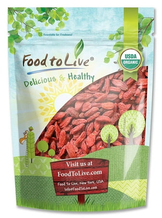 food to live organic goji berries (3 pounds)