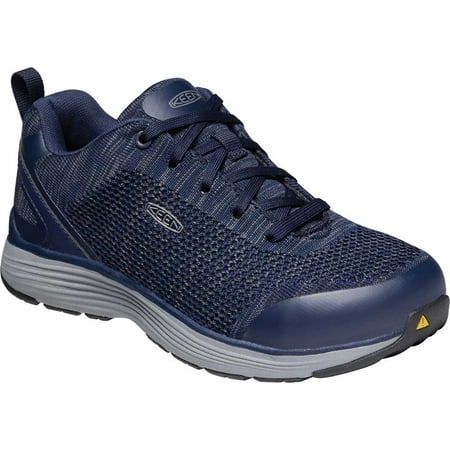 

Women s KEEN Utility Sparta Aluminum Toe Work Shoe Mood Indigo/Steel Grey Knit 10 W