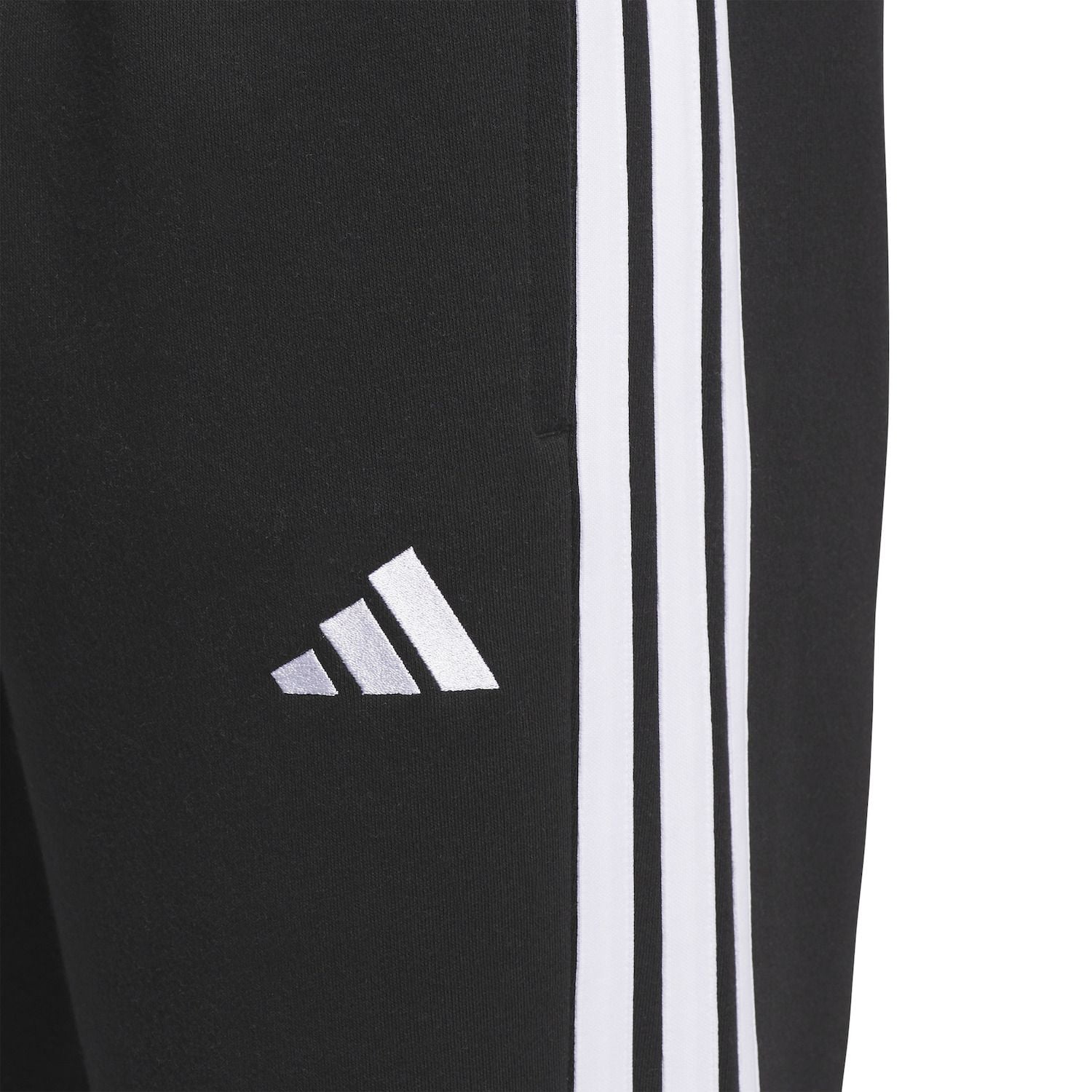 Men's adidas Essentials 3-Stripes Open Hem Fleece Pants Color: Legend Ink Size: XXL