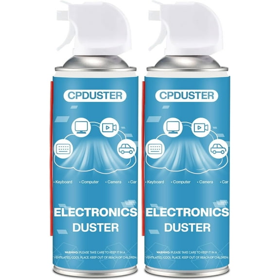 Keyboard Cleaner Air Spray: Air Duster for PC Cleaning - Computer Air Duster Blower for Laptop - Reusable Car Dusters Airduster 2PCS