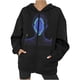thumbnail image 1 of Chaqueta con capucha Punk suelta con cremallera y estampado de Halloween para mujer, abrigo, sudaderas con capucha, abrigo Pompotops qwe15497, 1 of 8