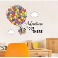 thumbnail image 3 of Adventure Balloon House Up Movie Cartoon Quotes Decors Wall Sticker Art Design Decal for Girls Boys Kids Room Bedroom Nursery Kindergarten Home Decor Stickers Wall Art Vinyl Decoration (35x40 inch), 3 of 3