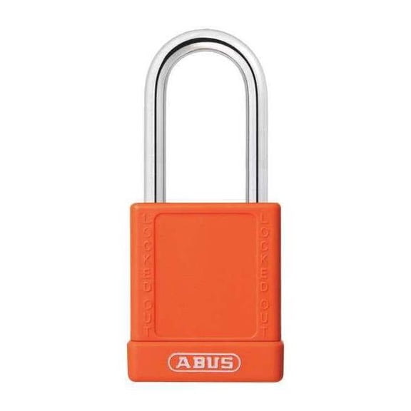 Abus Lockout Padlock,KA,Orange,1-3/4"H,PK3 19643