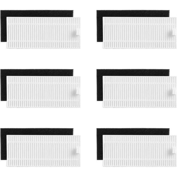 eufy RoboVac Replacement Filter Set, RoboVac 11S, RoboVac 15T, RoboVac 30, RoboVac 30C, RoboVac 15C, RoboVac 12, RoboVac 25C, RoboVac 35C Accessory