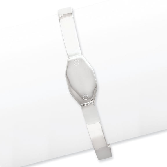 Sterling Silver Bangle Bracelet - 20.0 Grams - Measures 12mm Wide