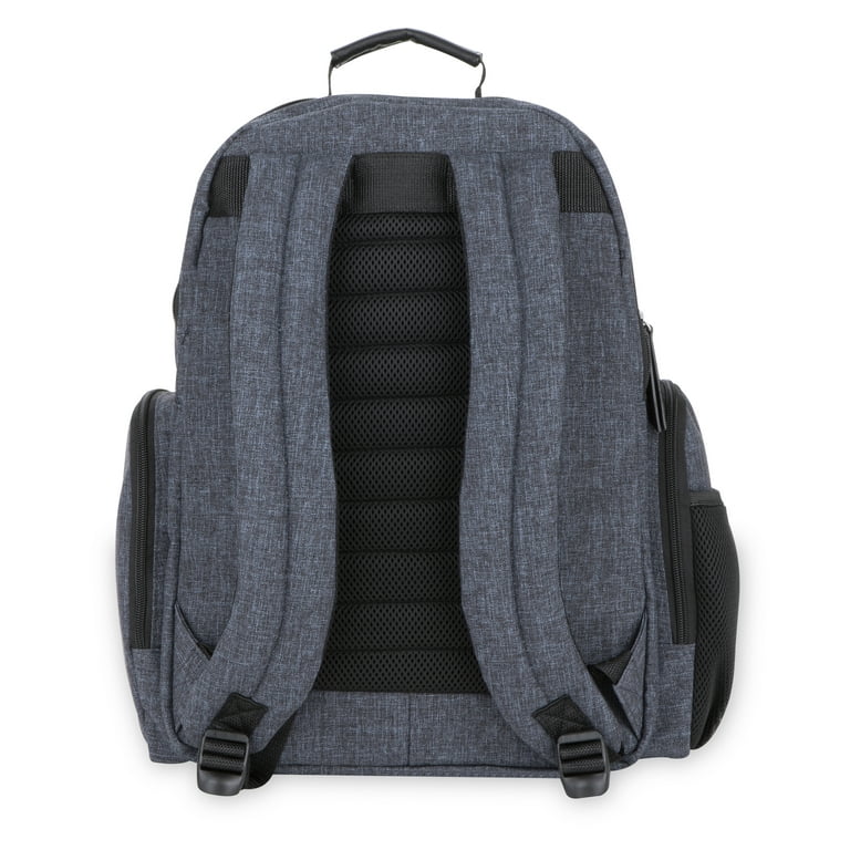 BB Gear Adjustable Shoulder Strap Inside Pockets Backpack Diaper Bags, Blue  