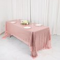 thumbnail image 2 of BalsaCircle 60" x 126" Blush Sequin Tablecloth, 2 of 8