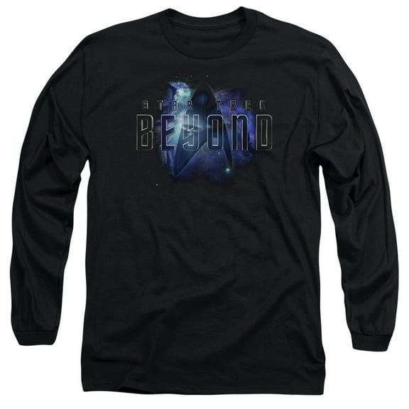 Star Trek Beyond Galaxy Beyond Long Sleeve Adult 18/1 T-Shirt Black