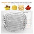 thumbnail image 3 of fastboy 5-layers Grill Stand Stackable Air Fryer Layers Stainless Steel Barbecue Stand, 3 of 8