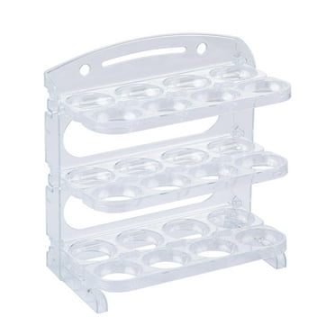 Soporte para huevos Strade Fareast Limited caja de almacenamiento Reversible 3 capas para nevera