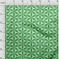 thumbnail image 3 of oneOone Polyester Spandex Green Fabric Geometric Sewing Material Print Fabric By The Yard 56 Inch Wide, 3 of 4