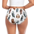 thumbnail image 3 of Womens Underwear - No Show Seamless Underwear for Women, Ugly Dorky Owl Soft Stretch Women's Panties, Hipster Ladies Panties Breathable Bikini Underwear Briefs, 3 of 6