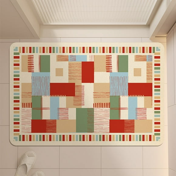 Sentmoon Aubaines du Jour Liquidation Prime Tapis de Bain Absorbant pour Salle de Bain Tapis de Douche Séchage Rapide Tapis de Bain Paillassons d'Entrée de Cuisine Tapis de Sol pour la Maison Tapis de Baignoire jusqu'à 50 % de Rabais