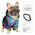 thumbnail image 3 of Cauagu Lively Cute Turtle Pattern Winter Pet Hoodie Sweatshirts- Dog Hoodie Sweater with Leash Hole - Cute Dog Hoodie - Pet Clothes Puppy Cat Custume -XX-Large, 3 of 8