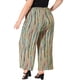 thumbnail image 4 of Pantalón De Salón De PierAncPaMujer, TalGrande, Estilo Boho Palazzo Verde 2X, 4 of 6