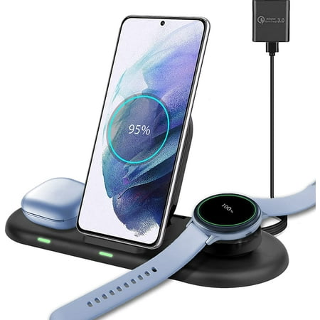 3 in 1 Wireless Charger for Samsung, Wireless Charging Dock Station  Compatible with Samsung Galaxy S21+ S20 S10 Note20 | Walmart Canada
