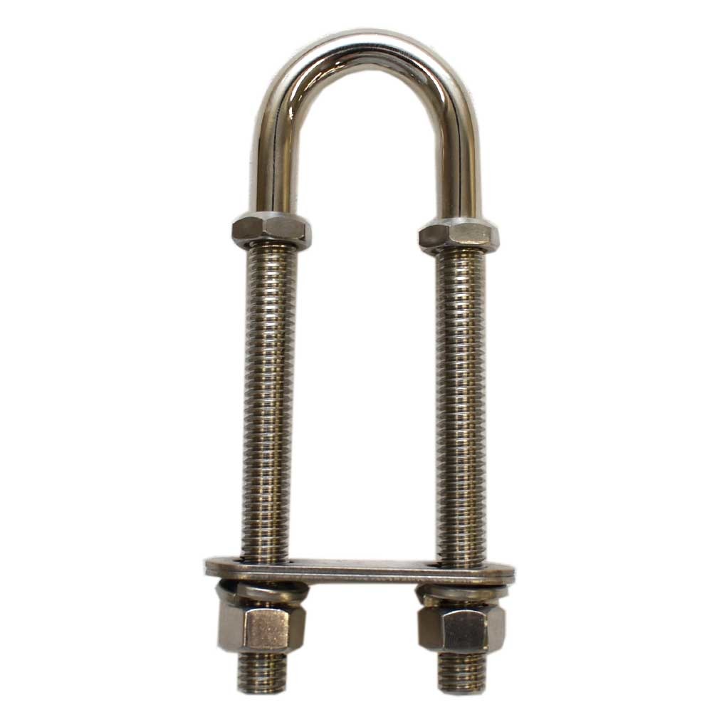 Boat Bow Eye U Bolt SSR166402 5 x 2 1/4 x 3/8 Inch Stainless Steel
