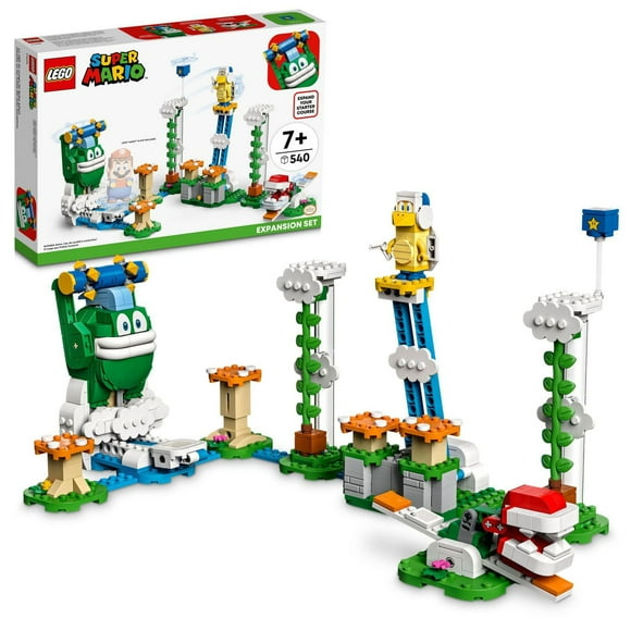LEGO Super Mario Big Spike’s Cloudtop Challenge Expansion Set 71409 Toy Building Kit (540 Pieces)