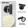 thumbnail image 4 of Toalleros de 5 piezas para baño Juego de accesorios de baño de acero inoxidable Soporte para toallas de baño Juego de barra de toalla de baño resistente montado en la pared Juego de accesorios de baño, 4 of 5