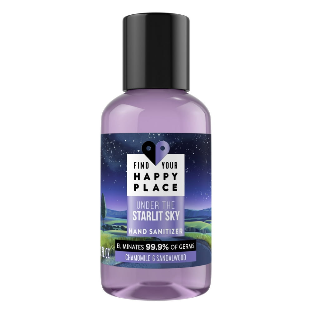 Find Your Happy Place Hand Sanitizer Under the Starlit Sky Chamomile