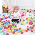 thumbnail image 2 of FNNMNNR 4 PCS Baby Pool Kiddie Plastic Ball Toy Small Toys Kids Ocean Balls, 2 of 8