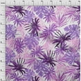 thumbnail image 4 of oneOone Rayon Purple Fabric Leaves Craft Projects Decor Fabric Printed By The Yard 56 Inch Wide, 4 of 4