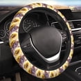 thumbnail image 6 of Bingfone Daisy Sunflower Lazy Cat Steering Wheel Cover - Universal 15 Inches Car Steering Wheel Covers Grip Auto Internal Accessories, 6 of 6