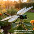 thumbnail image 5 of Dragonfly Fly Repellent 4 Pack, Realistic Artificial Dragonfly Outdoor Hanging Decor, Garden Patio Pest Control Ornament Durable PVC Natural Deterrent, 5 of 7