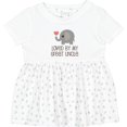 thumbnail image 3 of Inktastic My Great Uncle Loves Me Girls Baby Dress, 3 of 5