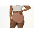 thumbnail image 3 of SHEMOR Women's Plus Size Underwear 3XL-6XL High Waist Briefs Cotton Soft Panties 4-Pack (3XL,Blush Sand), 3 of 5