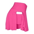 thumbnail image 4 of WERYOUNG Women's Skirts Solid Color High Waist Lightweight Yoga Workout Activewear Skirt Outdoor Activities Soft Breathable Skirts, 4 of 6