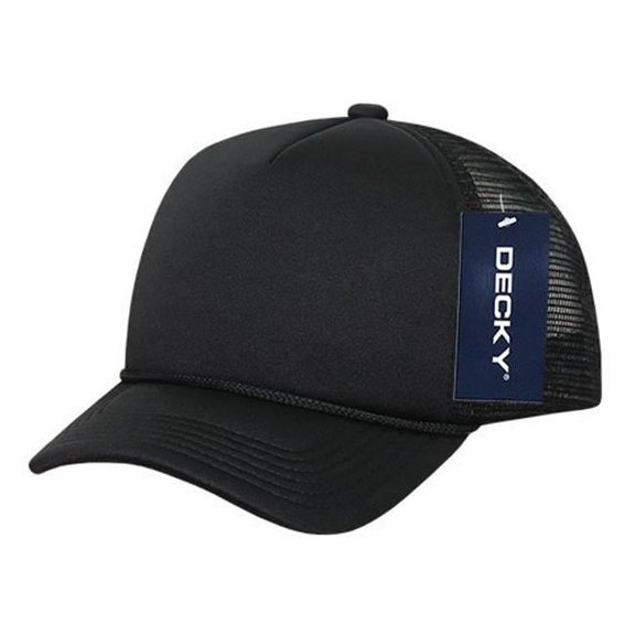 Decky Youth 7010-BLK Kids Foam Trucker Cap - Black