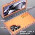 thumbnail image 4 of KOMI for Samsung Galaxy S24 Ultra Case for Samsung S24 Ultra Phone Case with Built in Kickstand, Shockproof/DropProof Military Grade Protective Cover for Galaxy S24 Ultra 5G Clear/Orange, 4 of 5