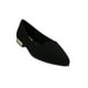 thumbnail image 1 of FLAT BALERINA CASUAL LEON MUJER NEGRO NOBUCK 5001-M, 1 of 4