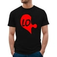 thumbnail image 2 of FASHOFT Valentines Shirts for Matching Couples Mens Long Sleeve Shirt Valentines Day Gifts for His and Her Black L, 2 of 5