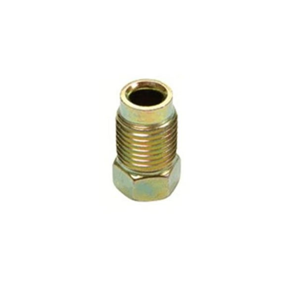 S.U.R. & R. SRRBR205 M10 x 1.0 Gold Inverted Flare Nut