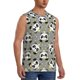 thumbnail image 2 of Balery Panda With Crown And Stars Camisetas sin mangas para hombre, absorbe la humedad y protege contra el mal olor.-X-Large, 2 of 7