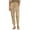 Khaki-01, variant on REALiKUN Women's Casual Cargo Pants Hiking Pleated Stretchy Bermuda Outdoor Apricot