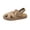 Camel, variant on Suede Crisscross Strap Shoes, Fisherman Buckle Sandals - Comfortable Summer Sandals with Closed Toe & Adjustable Strap for Daily Wear & Outdoor Play, Camel 7.5