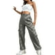 thumbnail image 2 of Pantalones Cargo Casuales para Mujer,Pantalones Cargo para Mujer Pantalones Cargo Informales Altos Pantalones Cargo Largos Funcionalidad Inteligente, 2 of 2