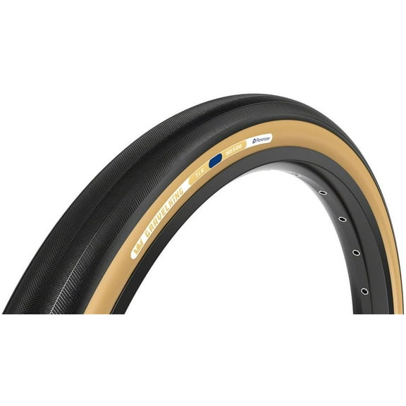 Panaracer GravelKing Slick Tire - 700 x 45, Tubeless, Folding, Black/Brown
