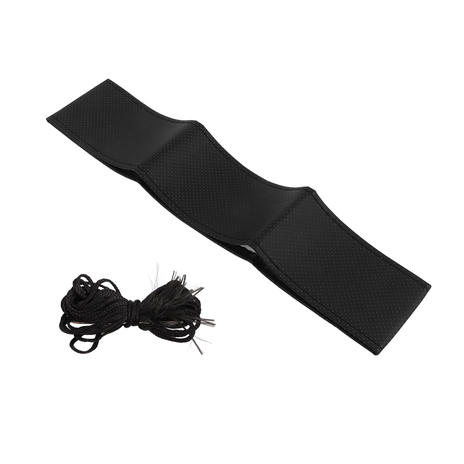 QIILU Hand Sewn Steering Wheel Wrap,Steering Wheel Stitch On Wrap With