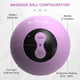 thumbnail image 5 of Bola de Masaje Vibratoria Maxgia Púrpura con Calefacción y Doble Rodillo para Liberación Miofascial, 5 of 9