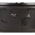 thumbnail image 2 of Evergreen Dragonfly Wood-Burning Fire Pit- 30 x 23.5 x 30 Inches Outdoor Safe and Weather Resistant with Spark Guard, Grilling Grate, and Poker, 2 of 9