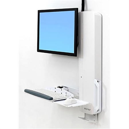 UPC: 0698833037661 | Ergotron 61-081-062 Ergotron Styleview Sit-stand Vertical Lift- High Traffic Area – white