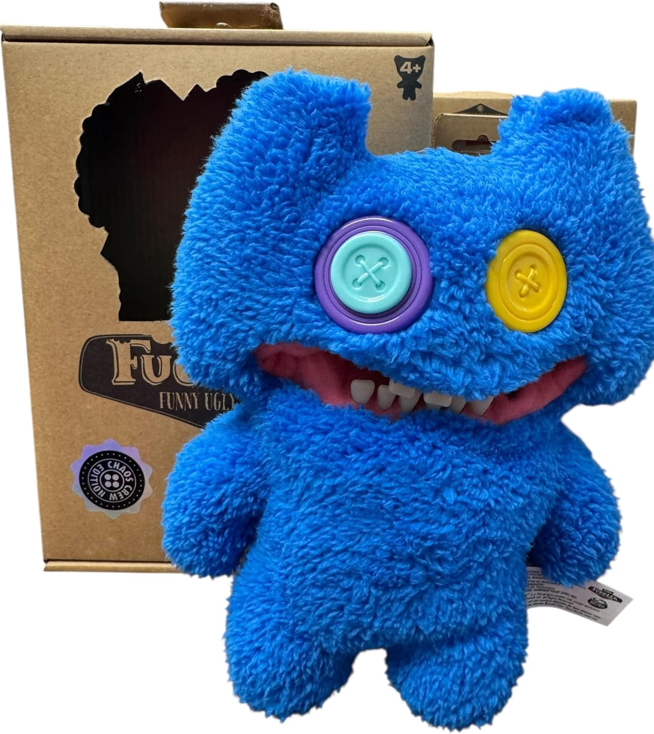 Fuggler, Blue Plush Toy, Scary Ugly Monster, Chaos Crew - Walmart.com