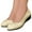 White, variant on Oyedens Wedge Dress Shoes for Women Ladies Fashion Casual Mid Heels Slip on Ballet Flats Walking Pump