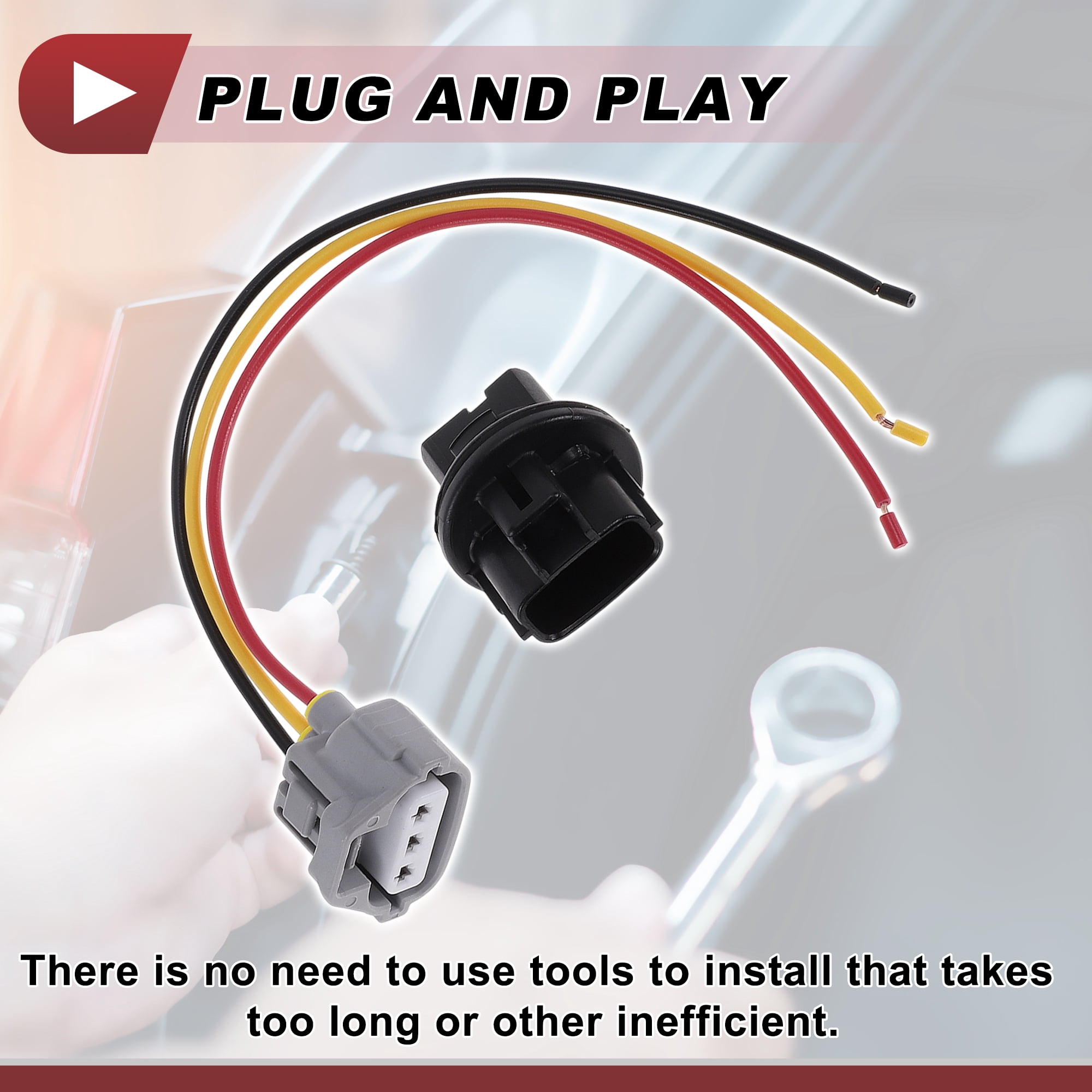 Unique Bargains Great Useful Turn Signal Light Socket Wiring for Toyota Avalon 2013-2016