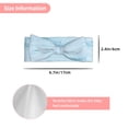 thumbnail image 2 of Balery Blue Marble Pattern Baby Headbands Hairbands Hair Bow Elastics for Baby Girls Newborn Infant Toddlers Kids, 2 of 4