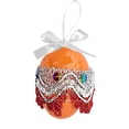 thumbnail image 2 of Colgante de huevo de Pascua con lazo | Huevo decorativo colgante de plástico | Adorno navideño para interiores, ideal para rellenar cestas de Pascua | Decoración para fiestas, 2 of 6